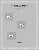 Fort Riley March Concert Band sheet music cover